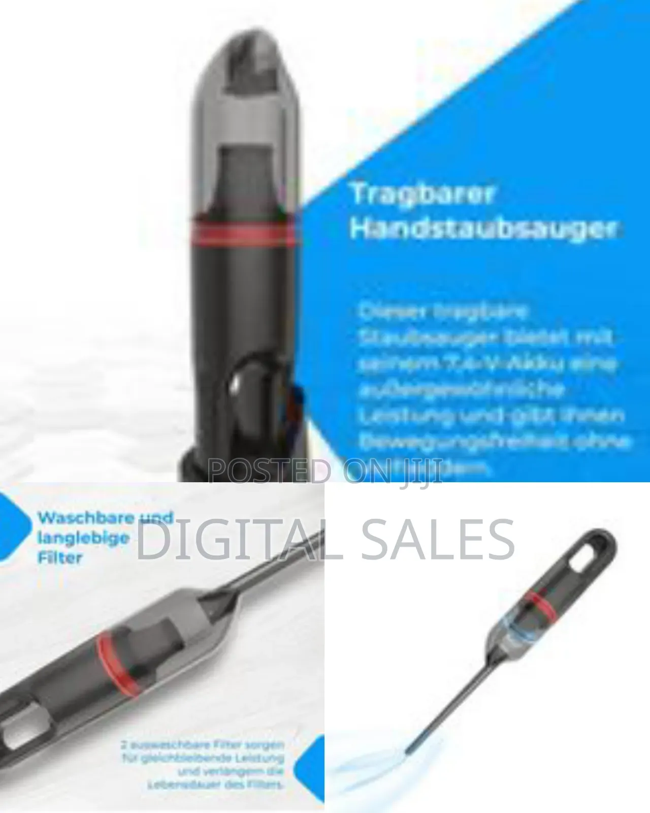 Portable Mini Handheld Vacuum Cleaner, Cordless, 6000 Pa, 20 Minutes