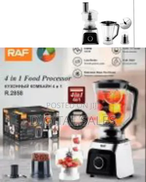 Raf 4 in 1 Electric Commercial Food Processor With Juicer Blender