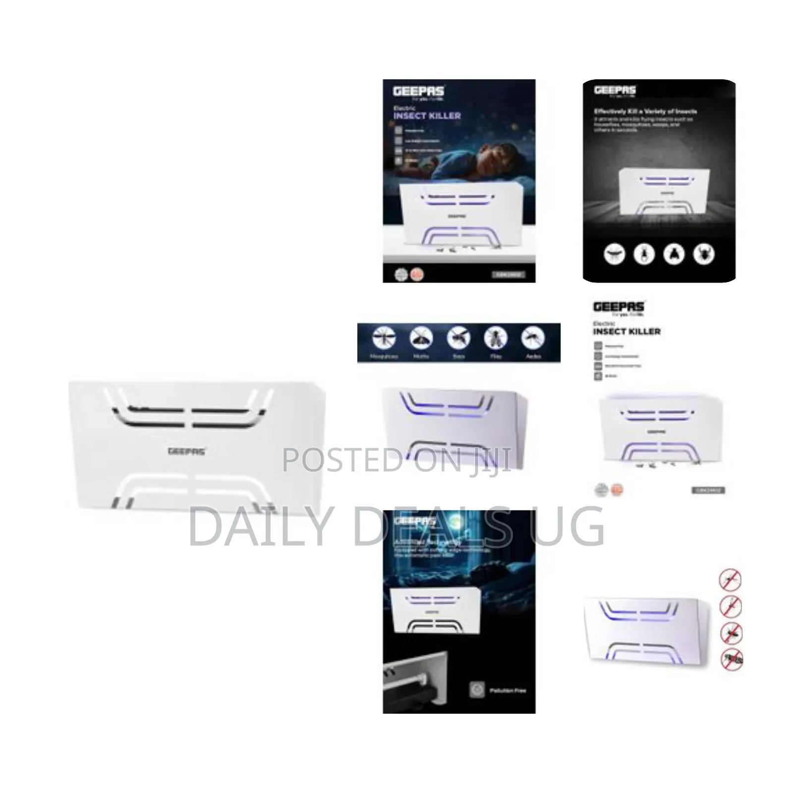 Geepas Electric Mosquito Insect Killer 20w Ultra Violet Tube Pollution