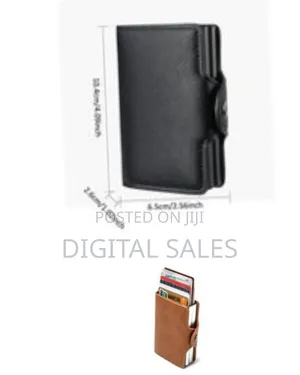 1 Piece of 9.5 * 6.5cm Mini Double Box Metal Wallet Vintage Leather Cr