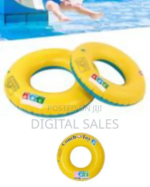 70cm Rubber Swimming Ring Pool Float: Kids and Adults Inflatable Lifeb