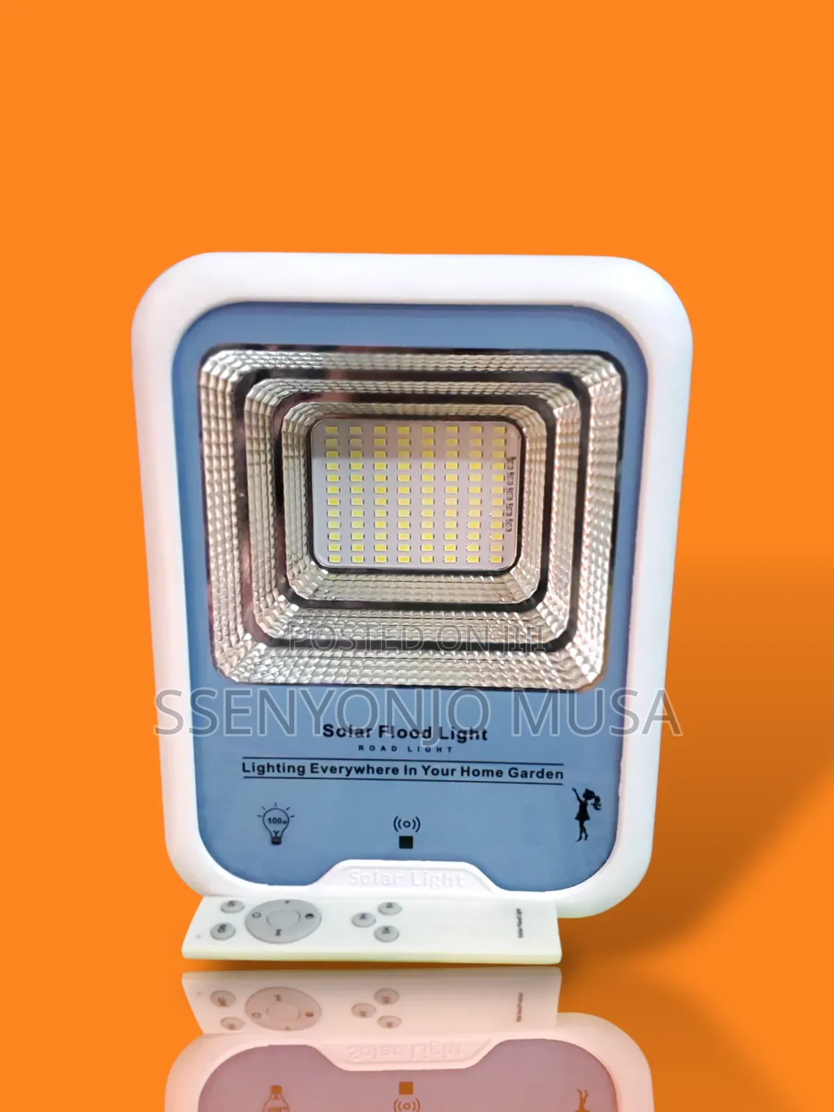 100w Solar Outdoor Roadlights With Remote Control Motion D