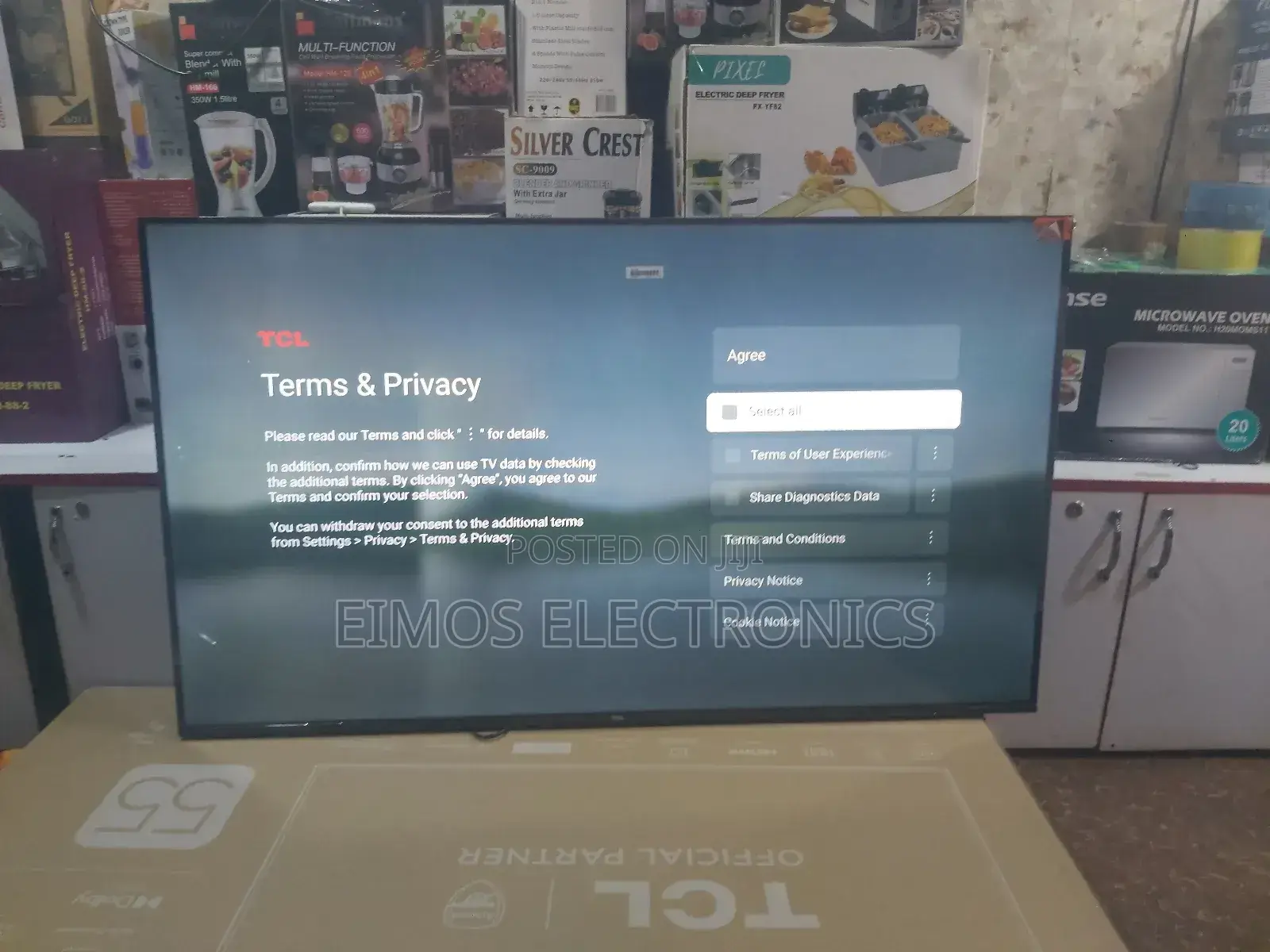 TCL Smart 55" Google Tv Set