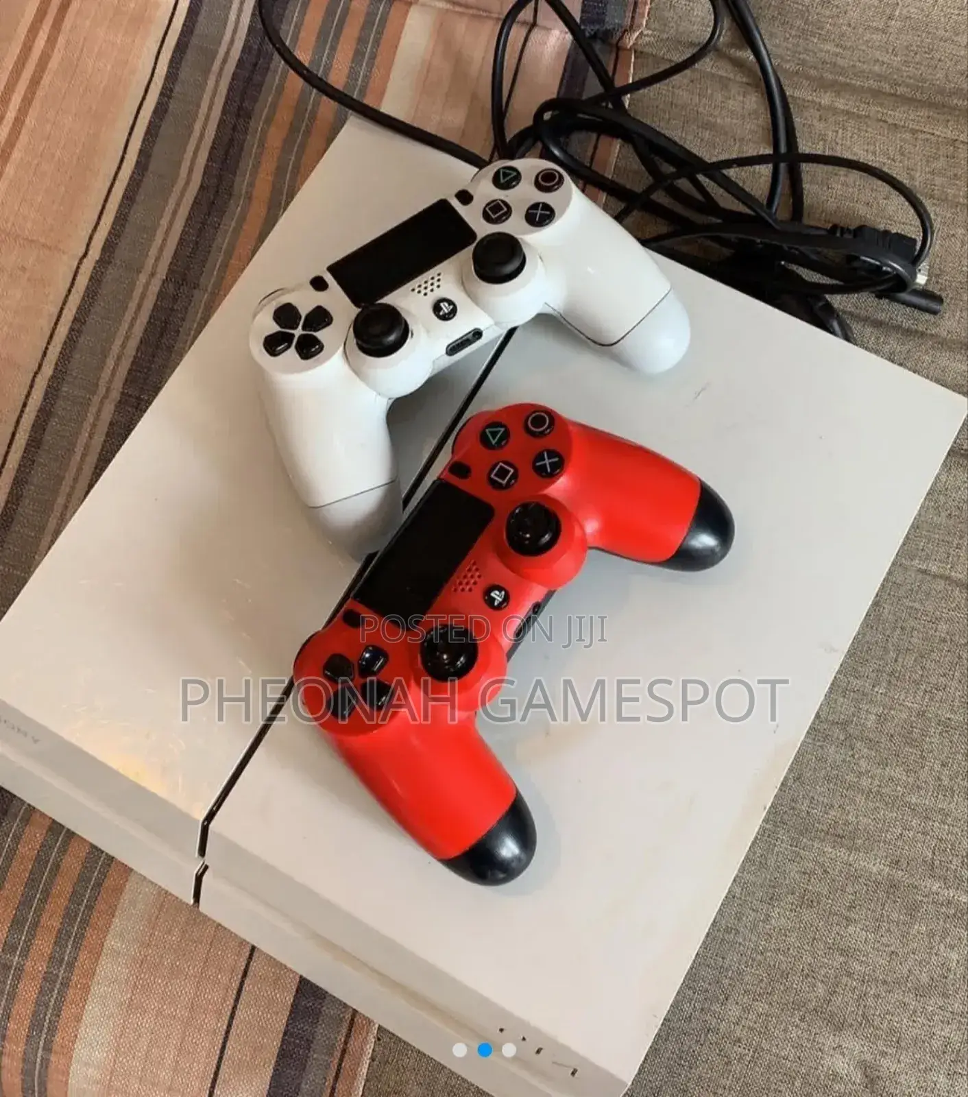 Playstation Ps4 Fat 500gb Uk Used With 2 Smart Pads And 12 Free Games