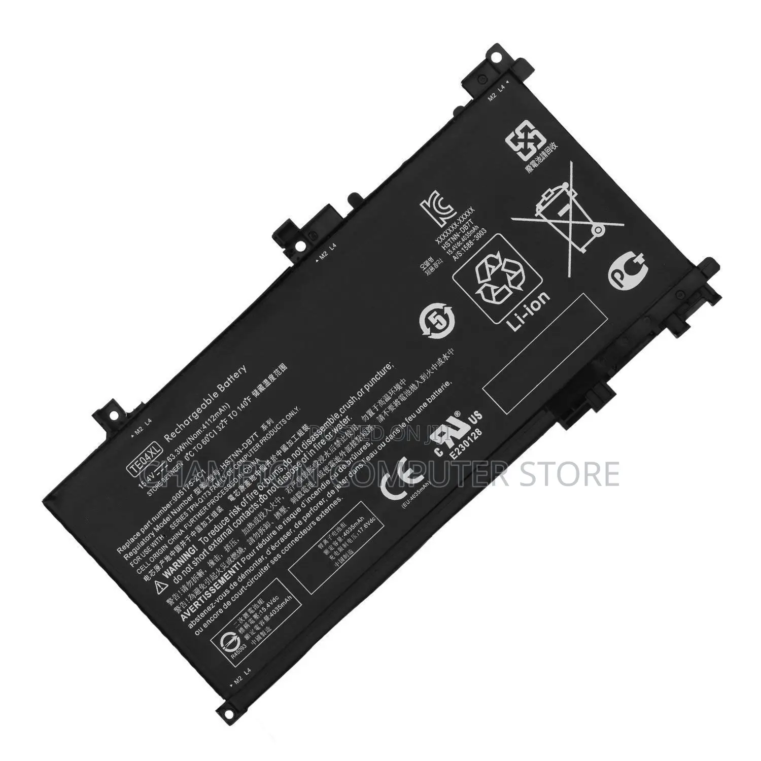 Hp Te04xl for Pavilion 15-Bc200 Series (15- Bc200~299), Omen 15-Ax200
