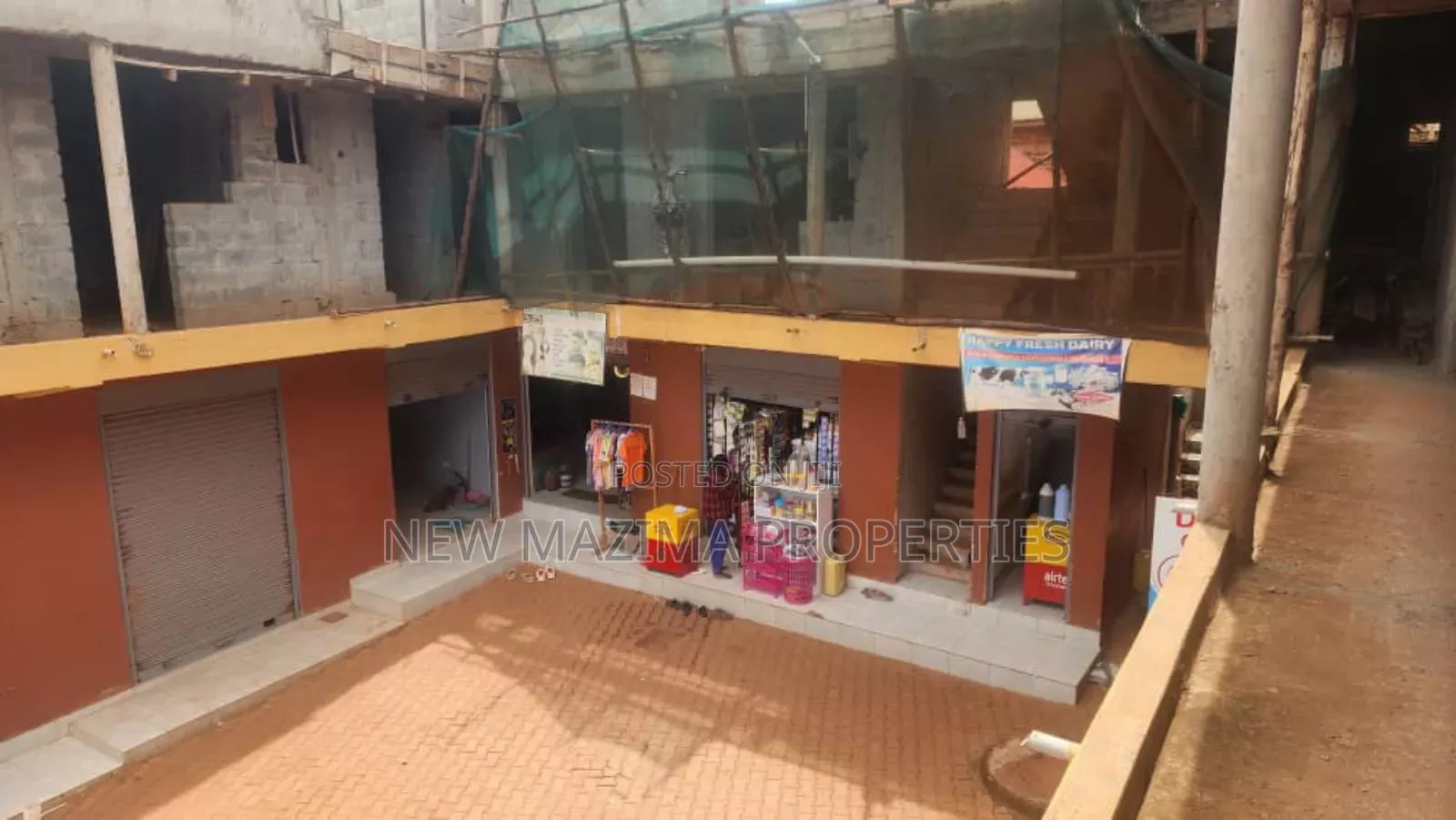 Commercia Plaza With Many Shops Selfcontained Rentals Onsale Kitende