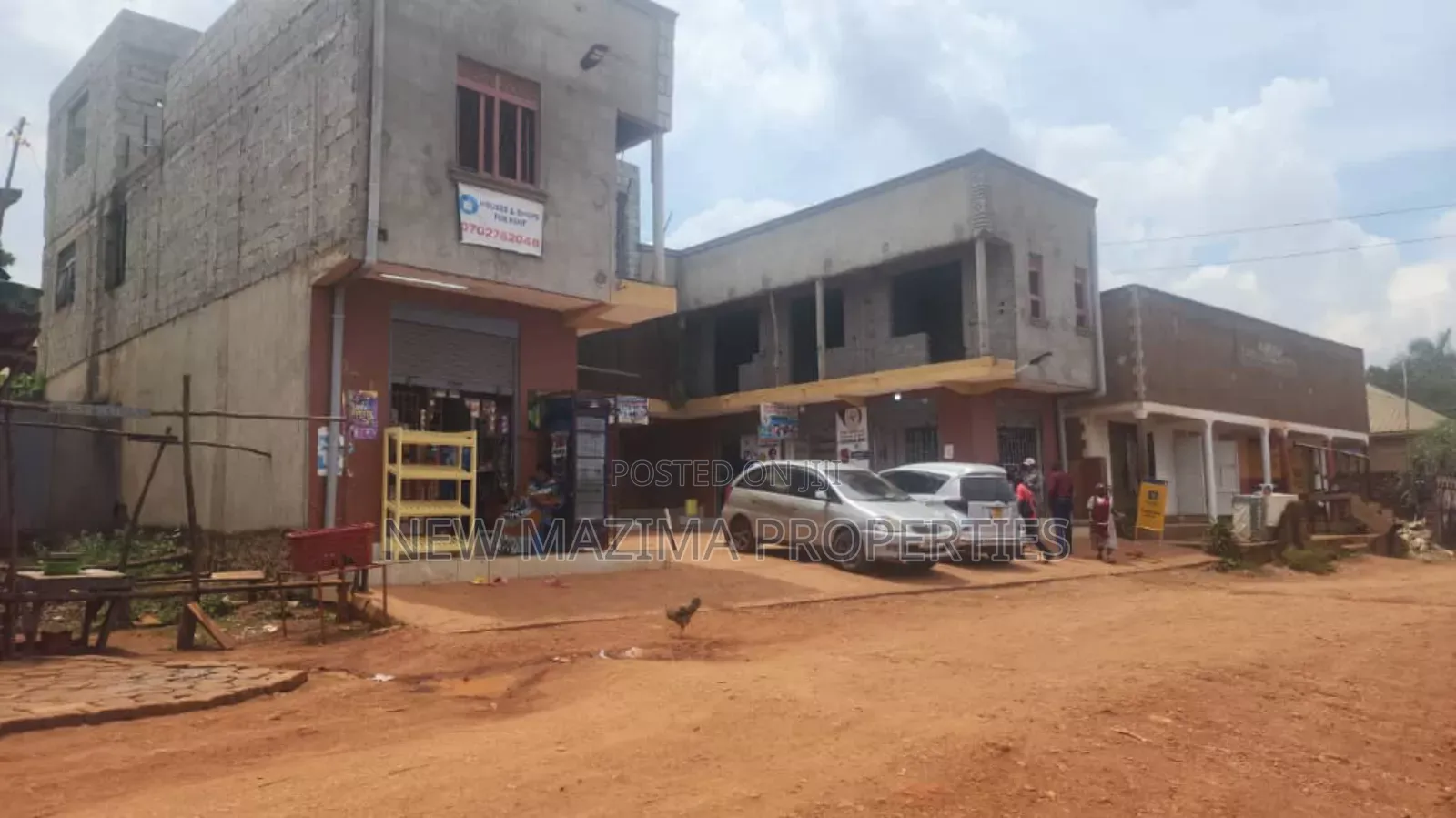 Commercia Plaza With Many Shops Selfcontained Rentals Onsale Kitende