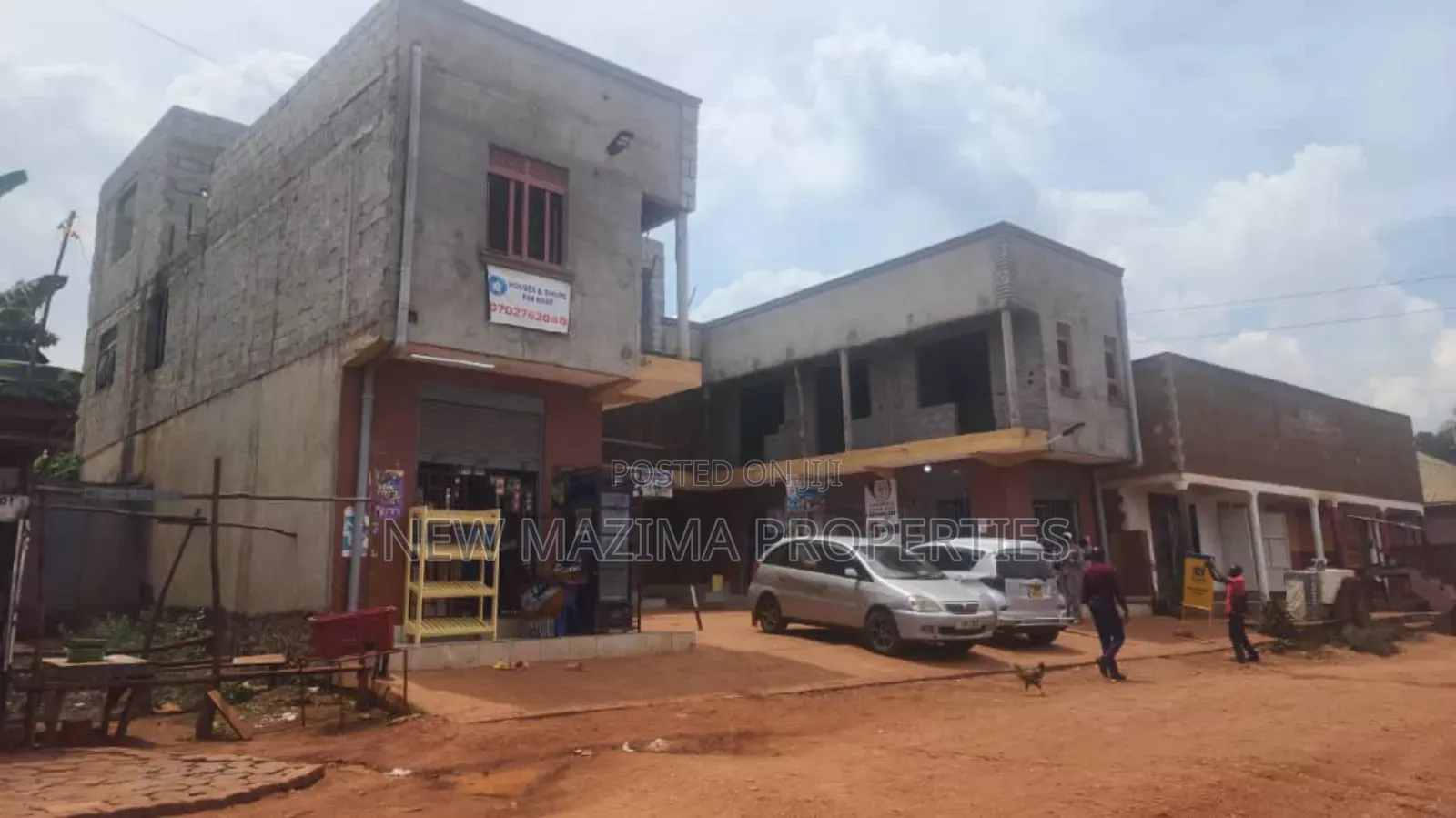 Commercia Plaza With Many Shops Selfcontained Rentals Onsale Kitende