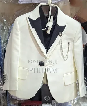 Kids/Boys Turkish Off-White Suit