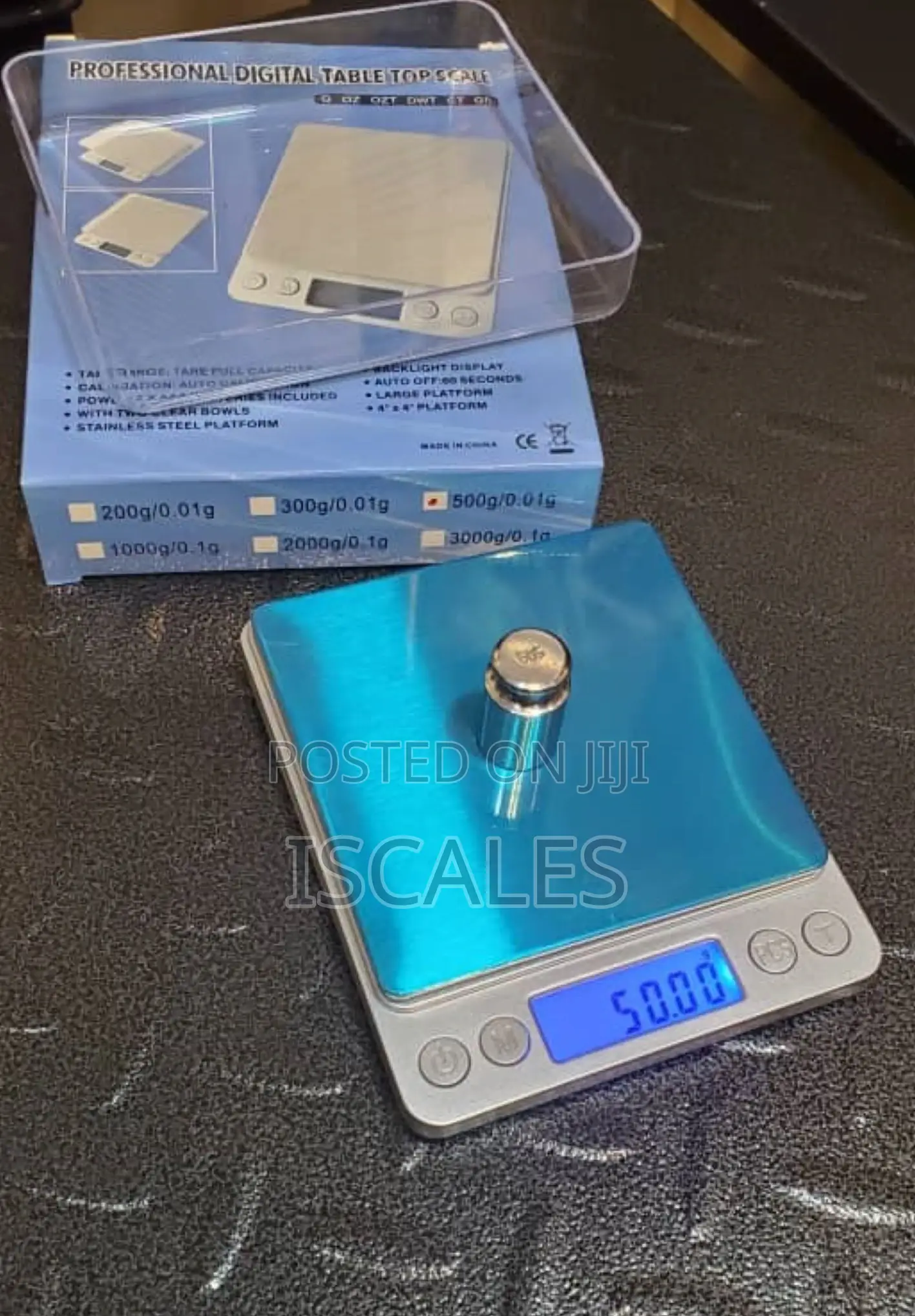 Mineral Pocket Weighing Scale 500g Precision Digital Weighing Scale