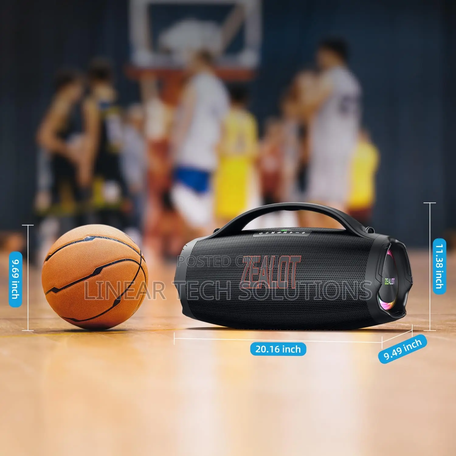 Zealot Portable Bluetooth Speaker 2025, 160w RMS Speaker Bluetooth