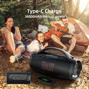 Zealot Portable Bluetooth Speaker 2025, 160w RMS Speaker Bluetooth