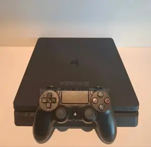 Playstation 4 Slim Black. Comes With 12 Games Of Your Choice
