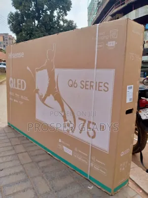 75 Qled Smart Digital Flat Screen Flameless.