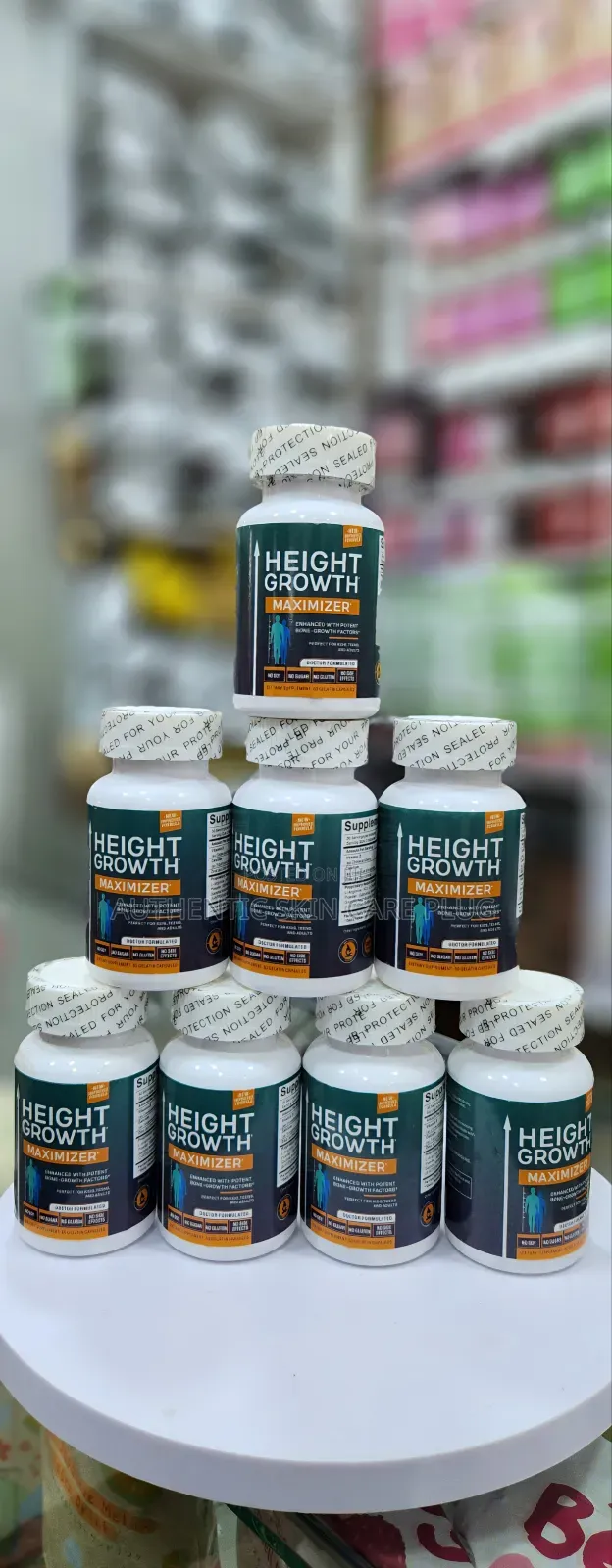 Height Growth Maximizer, Calcium, Vitamin D3 and Zinc Blend Pills