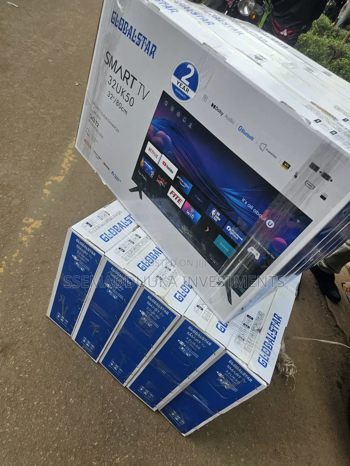 Globalstar 32inches Inches Android Flat Frameless Tv
