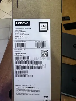 New Laptop Lenovo Legion 5 32GB Intel Core Ultra 9 SSHD (Hybrid) 1T