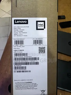 New Laptop Lenovo Legion 5 32GB Intel Core Ultra 9 SSHD (Hybrid) 1T