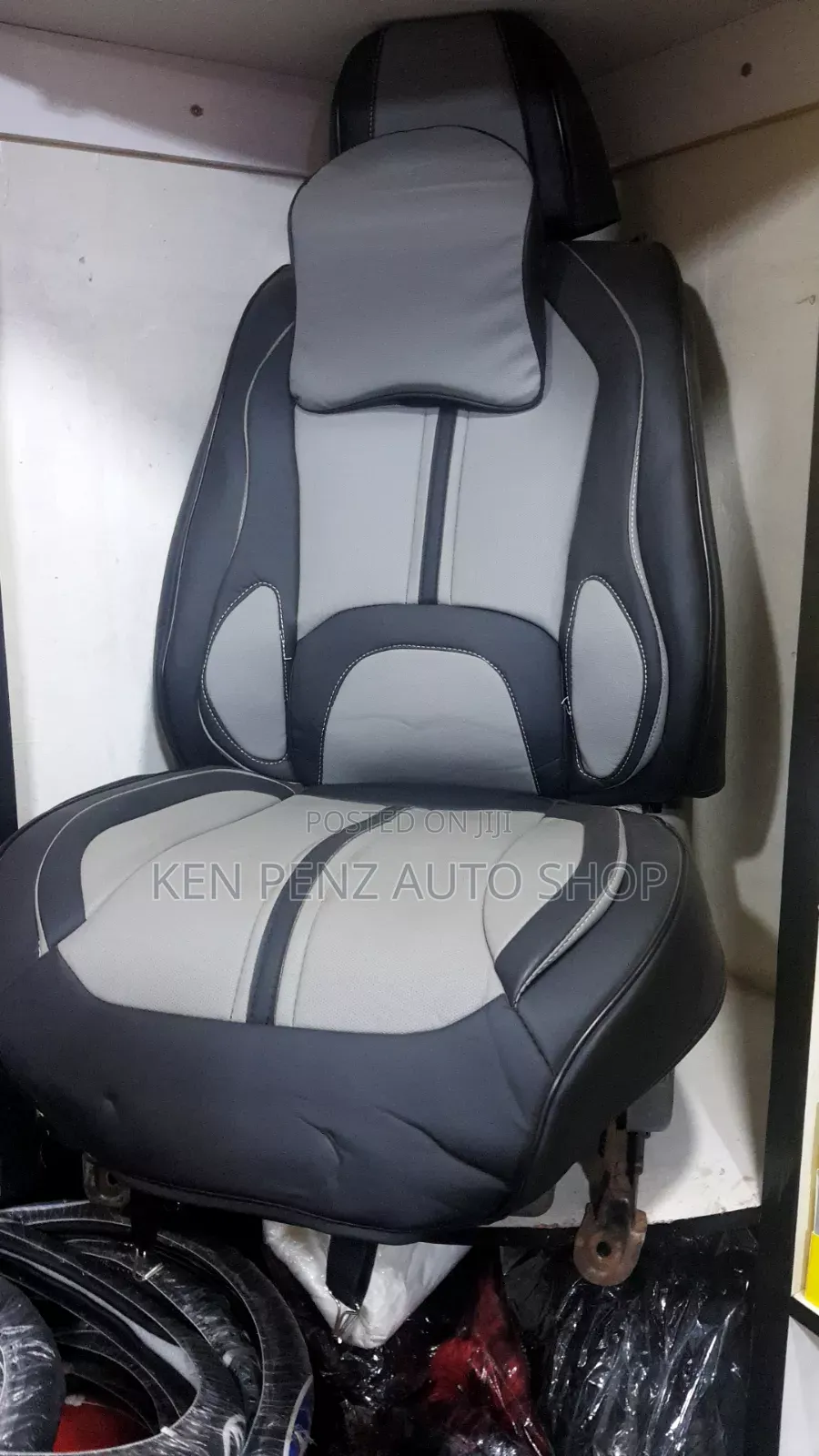 Grey Seat Covers for Toyota and Mazda Cars