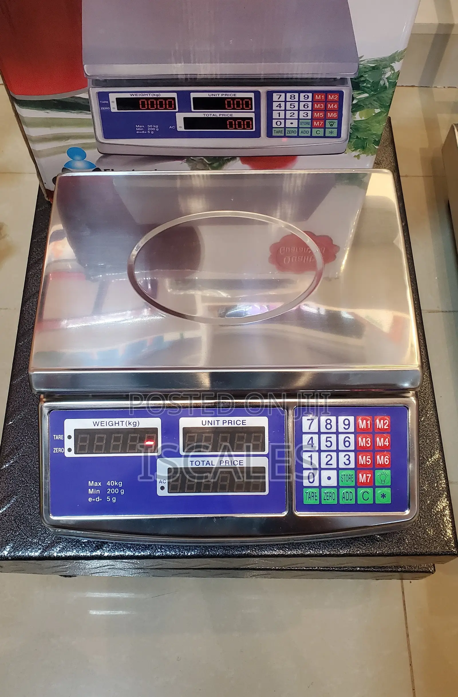 Waterproof Weighing Scale Stainless 40kg Weigh Digital Weighing Scale