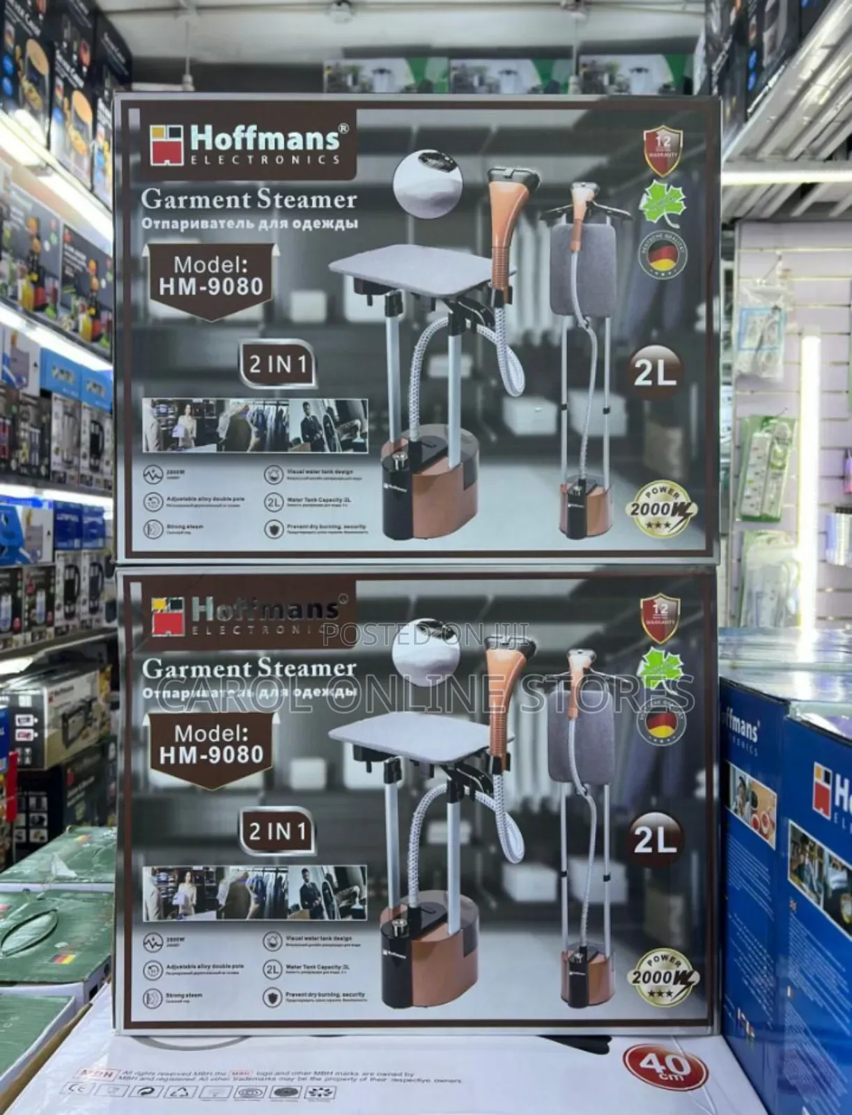 2 in 1 Hoffman Garment Steamer 2ltr