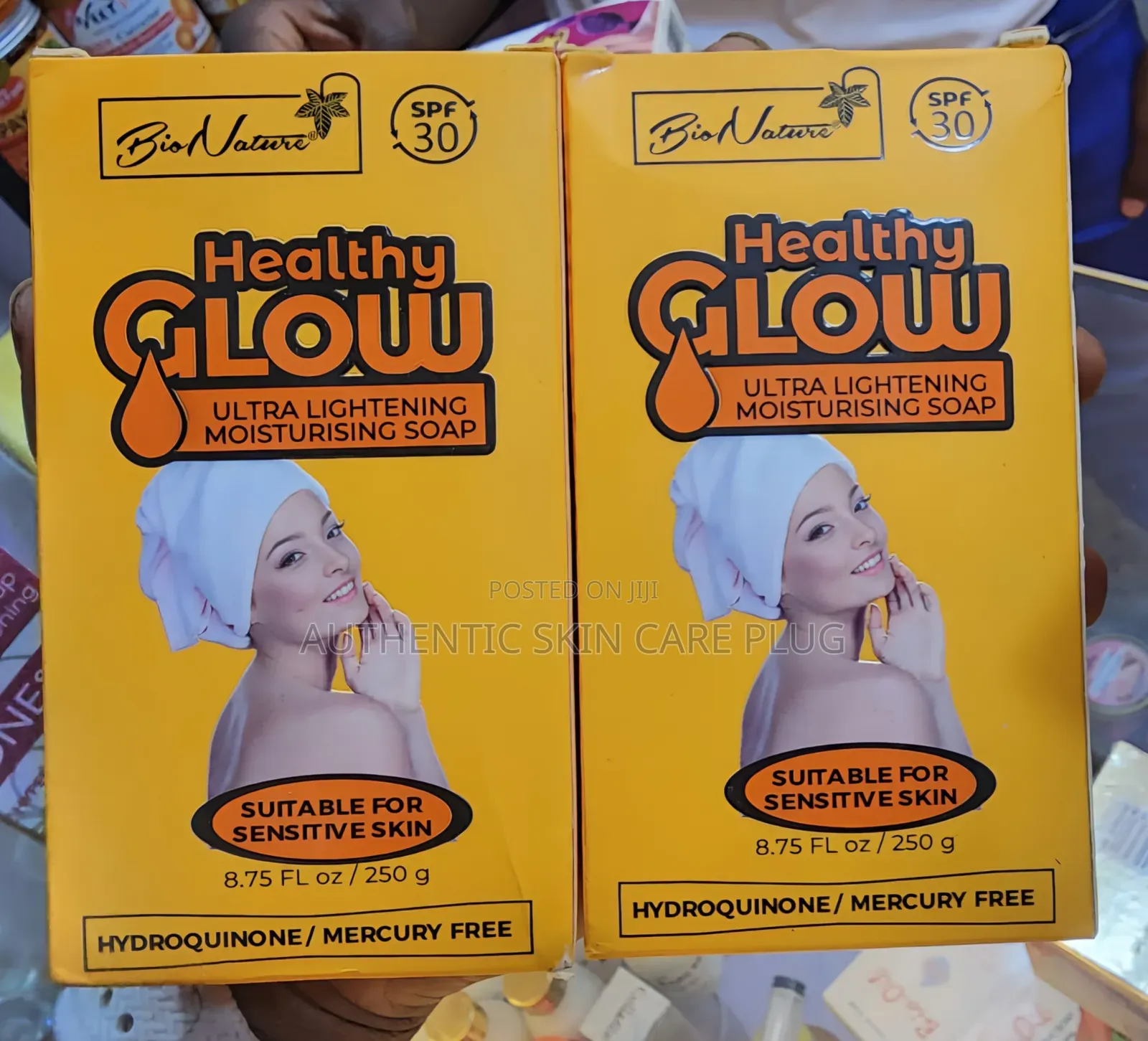 Healthy Glow Ultra Lightening Moisturizing Soap With Arbutin Collagen.