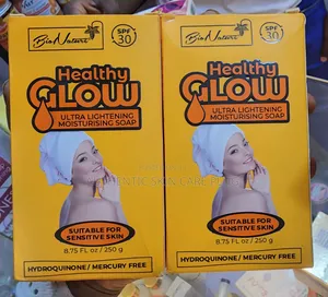Healthy Glow Ultra Lightening Moisturizing Soap With Arbutin Collagen.
