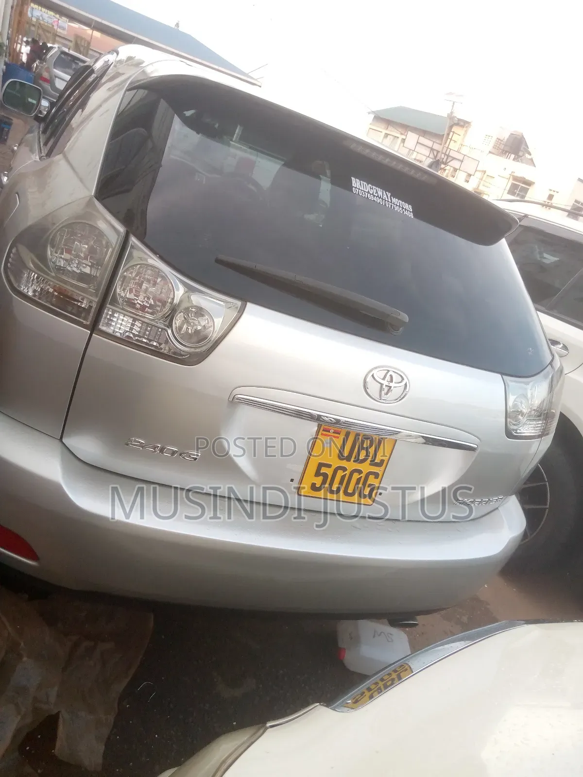 Toyota Harrier 2008 Silver