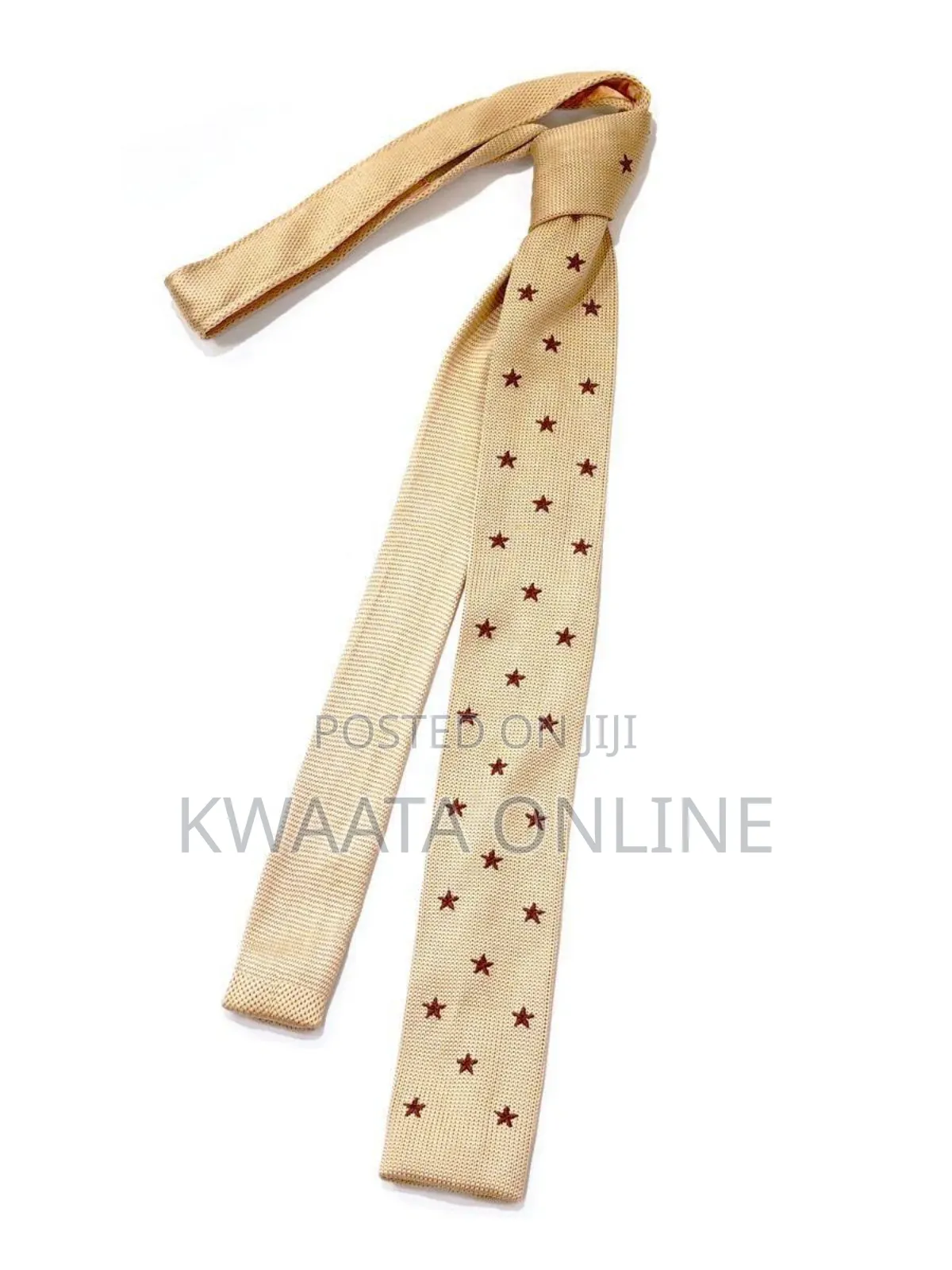 Vintage 2.2" Flat-End Knitted Ties Skinny Knit Neckties Mens