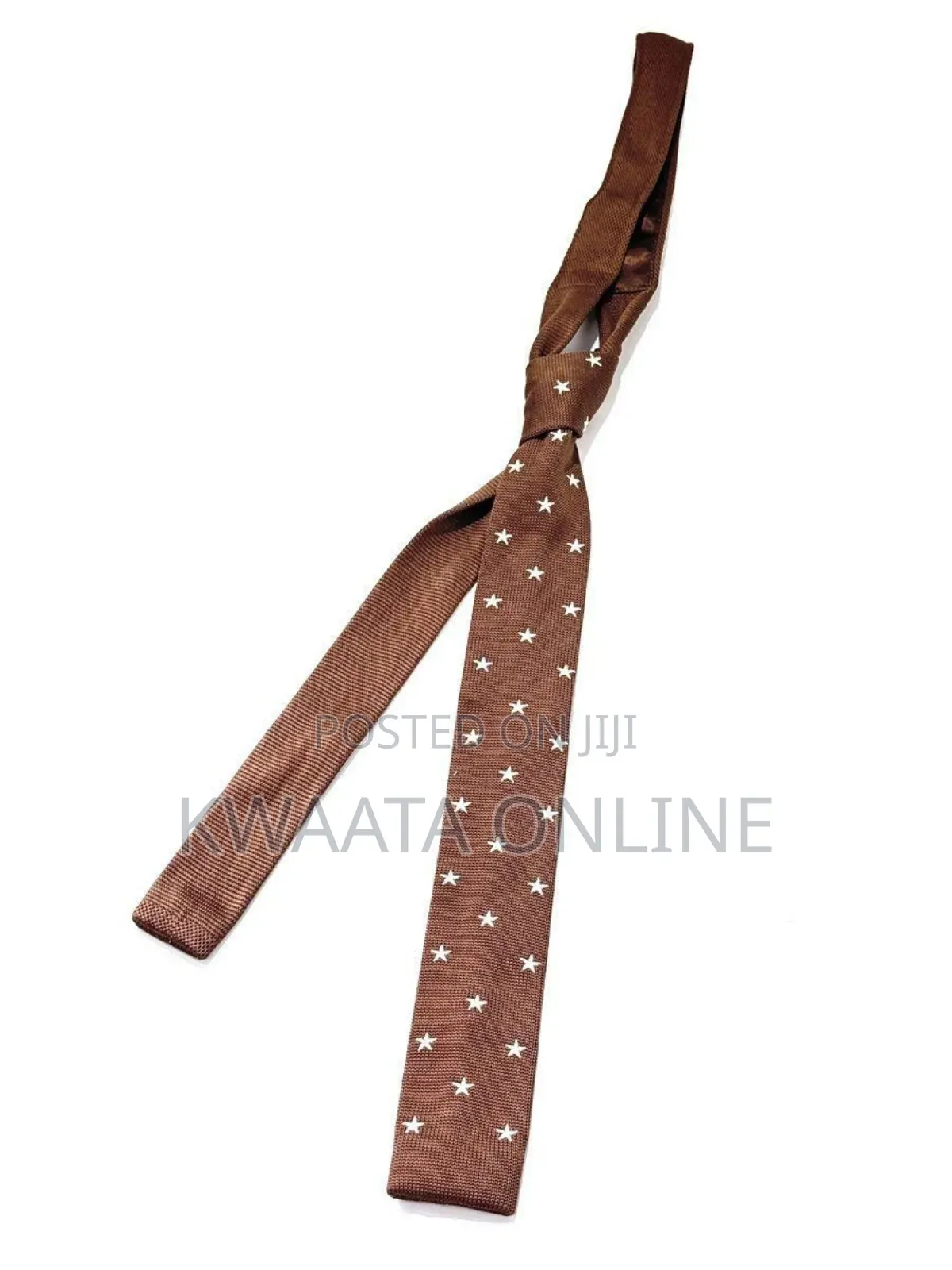 Vintage 2.2" Flat-End Knitted Ties Skinny Knit Neckties Mens