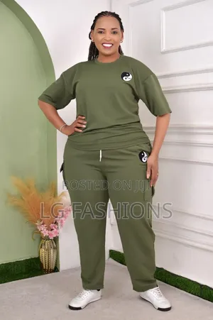 Ladies Two Piece T-Shirts and Pants