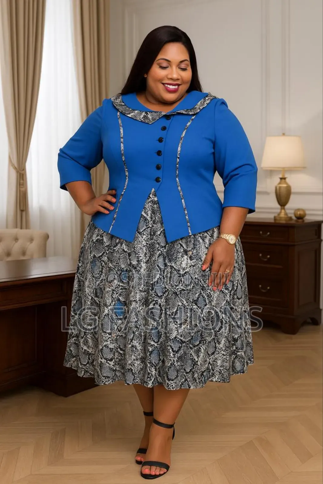 Classic Office Round Dresses