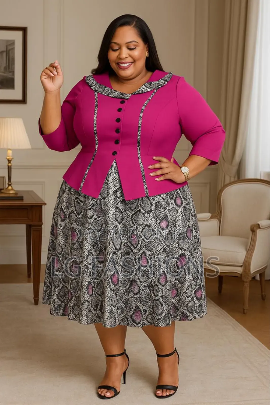 Classic Office Round Dresses