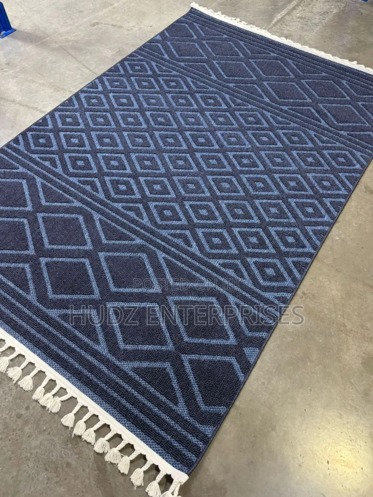 2x3 Palace Center Carpet Dark Blue