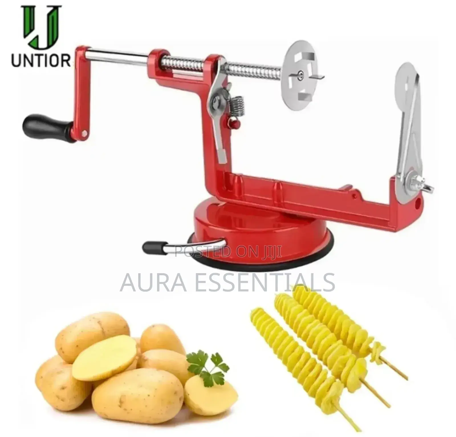 3 In 1 Peeler Slicer Corer Rotating Potato Tool