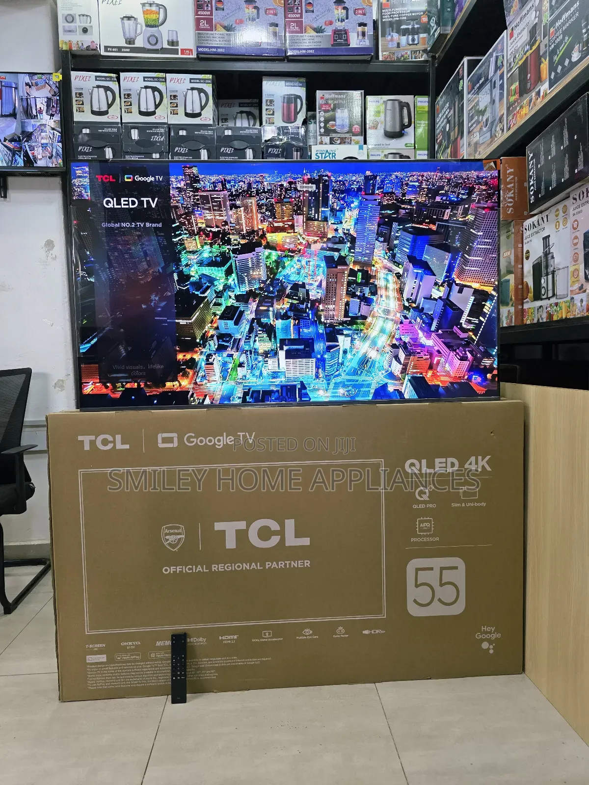 55c645 Qled- TCL Google Andriod Tv 55inches on 20% Price Reductions
