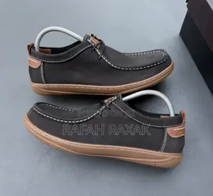 Original Dark Tan Hush Puppies Casual Premium Leather Shoes