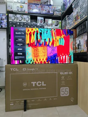 Premium Qled- TCL 55inches Google Tv With a Quantum Dot Display