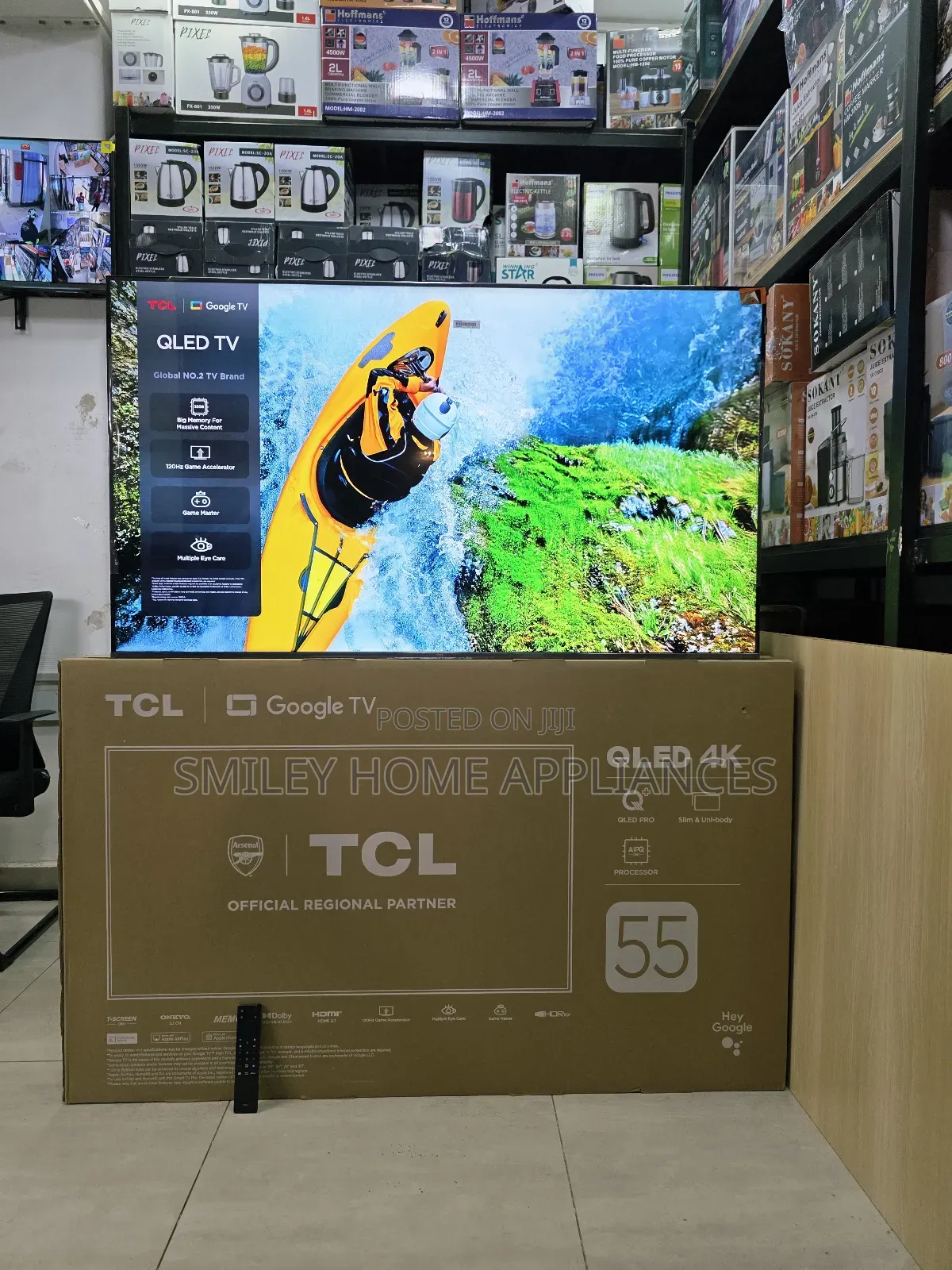 TCL 55inches Qled- Google Android Pro Tv 55c645 With 3years Warranty