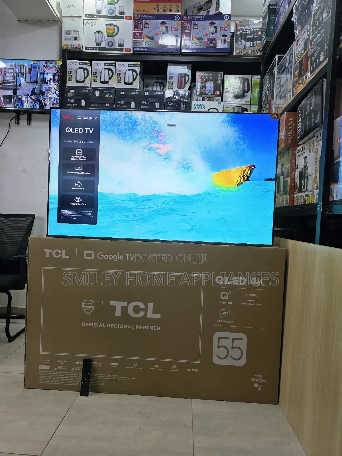 TCL 55inches Qled- Google Android Pro Tv 55c645 With 3years Warranty