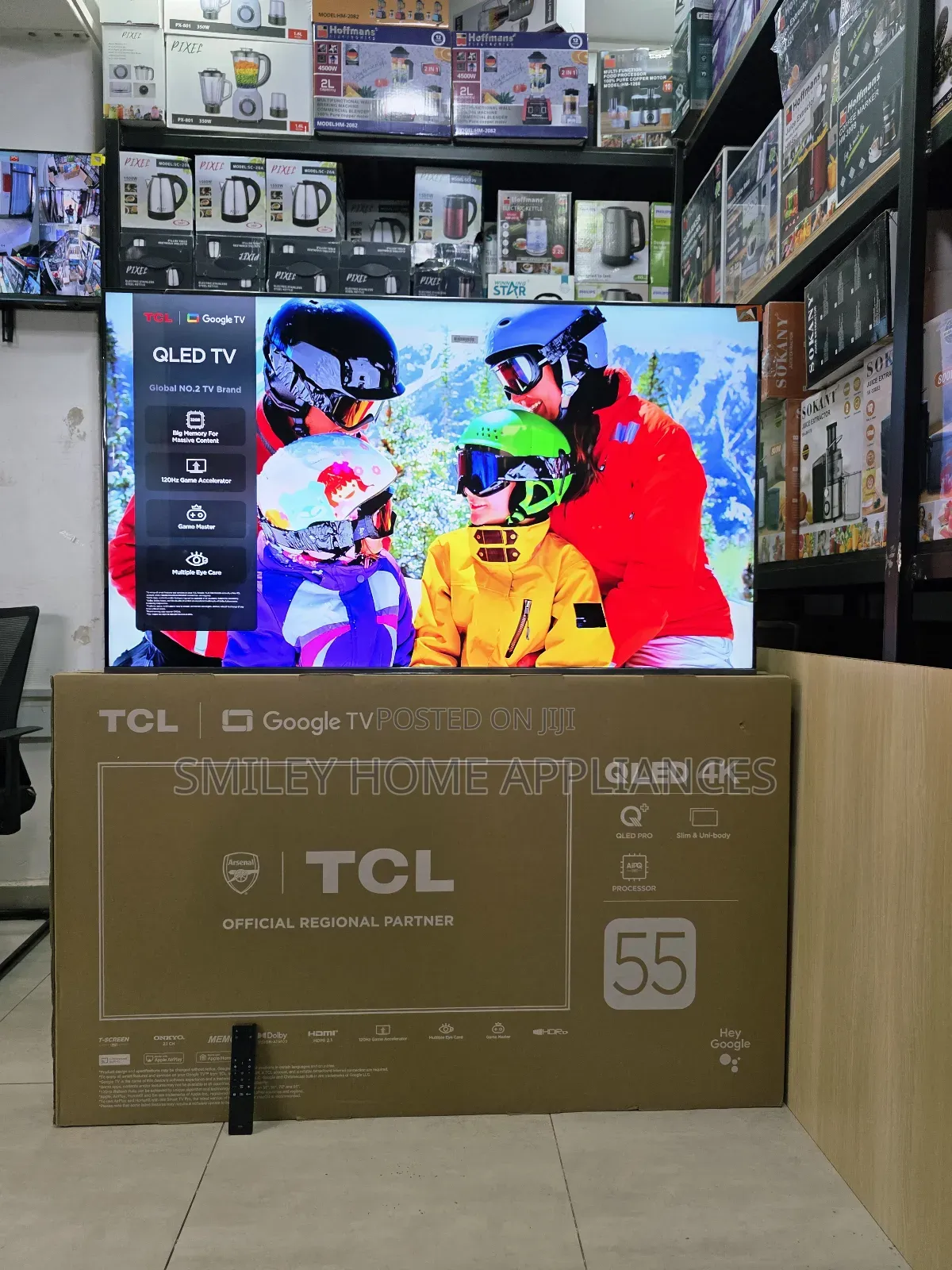 25% Discount Sale on TCL 55inches Premium Qled4k Google Android Pro Tv