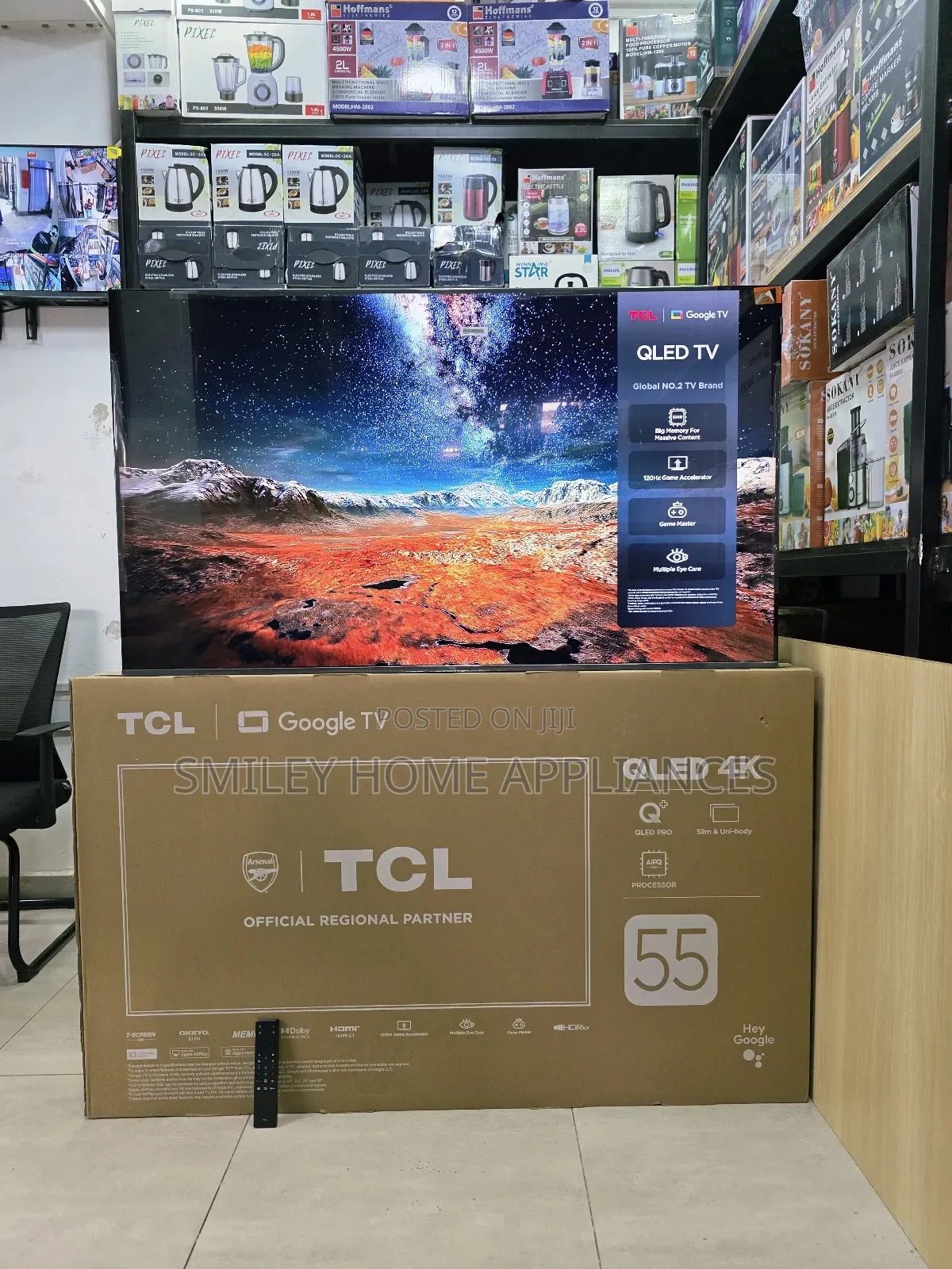 Brand New 55c645 TCL Premium Qled- Google Tv With an Aipq Processor