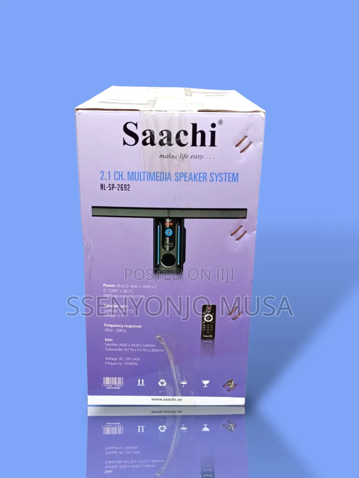 Saachi Nl-Sp-2692 2.1 Ch 60w Multimedia Speaker System With Subwoofer