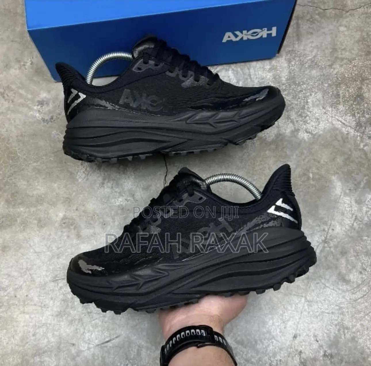 Original Men’S Black Hoka Stinson 7 Running Sneakers