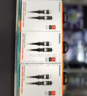 High Quality Porodo 4 in 1 High Speed Charging Cable