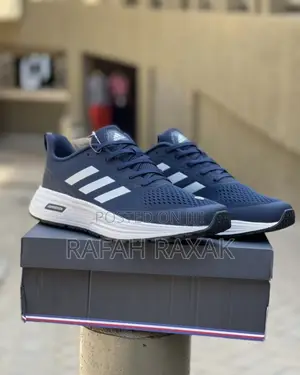 Original Blue Adidas Light Motion Trainer Running Sneakers