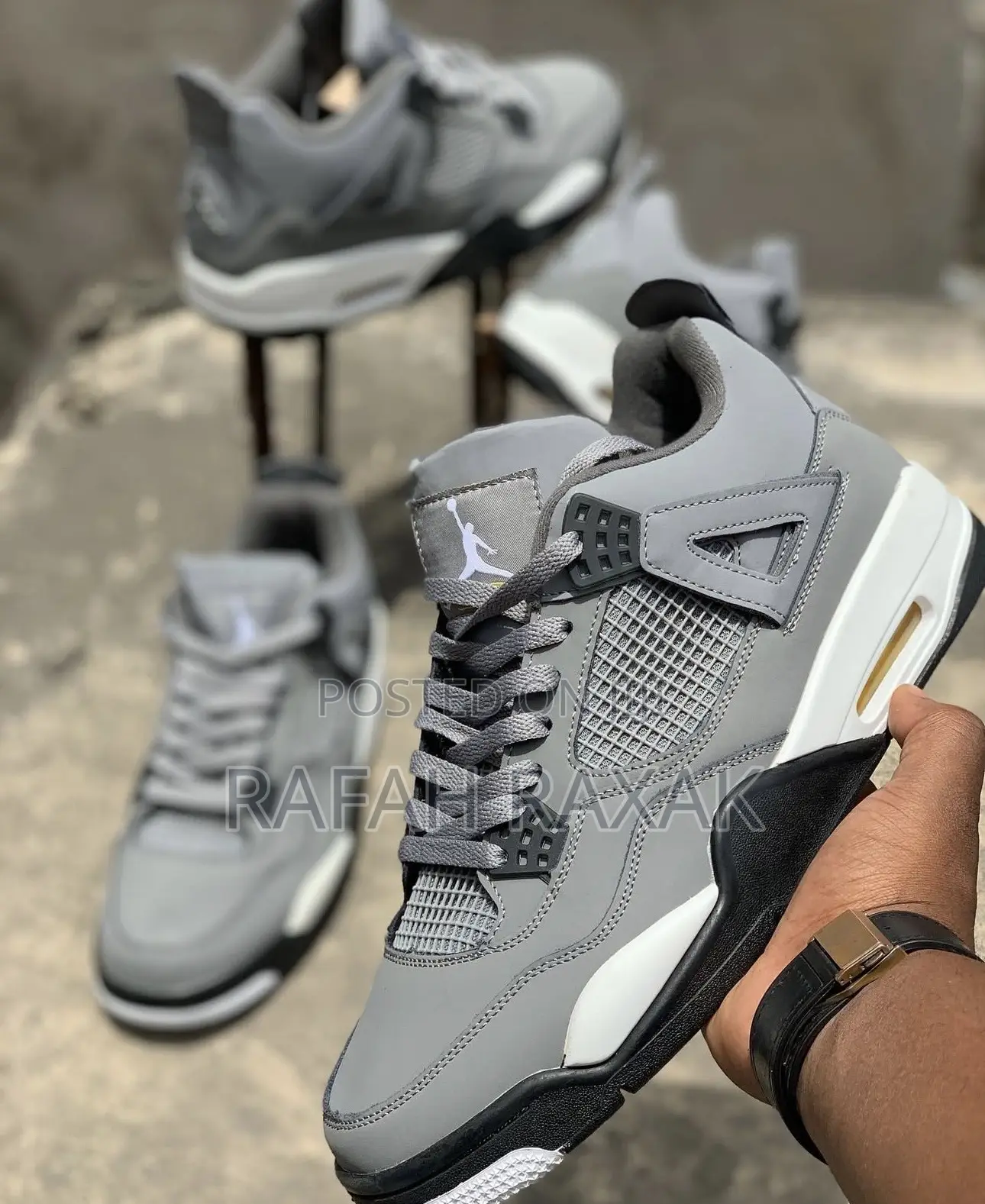 Nike Air Jordan 4 Retro “Cool Grey” Sneakers