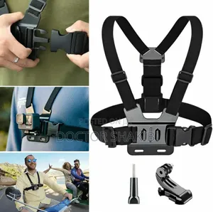 Chest Harness Mount Kit Designed for Action Cameras and Mobile Phones