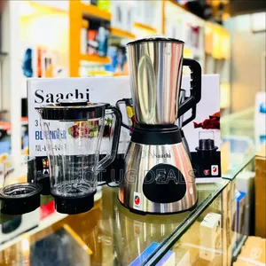 Saachi 3 In 1 Electric Blender With Plastic Stainless Jar