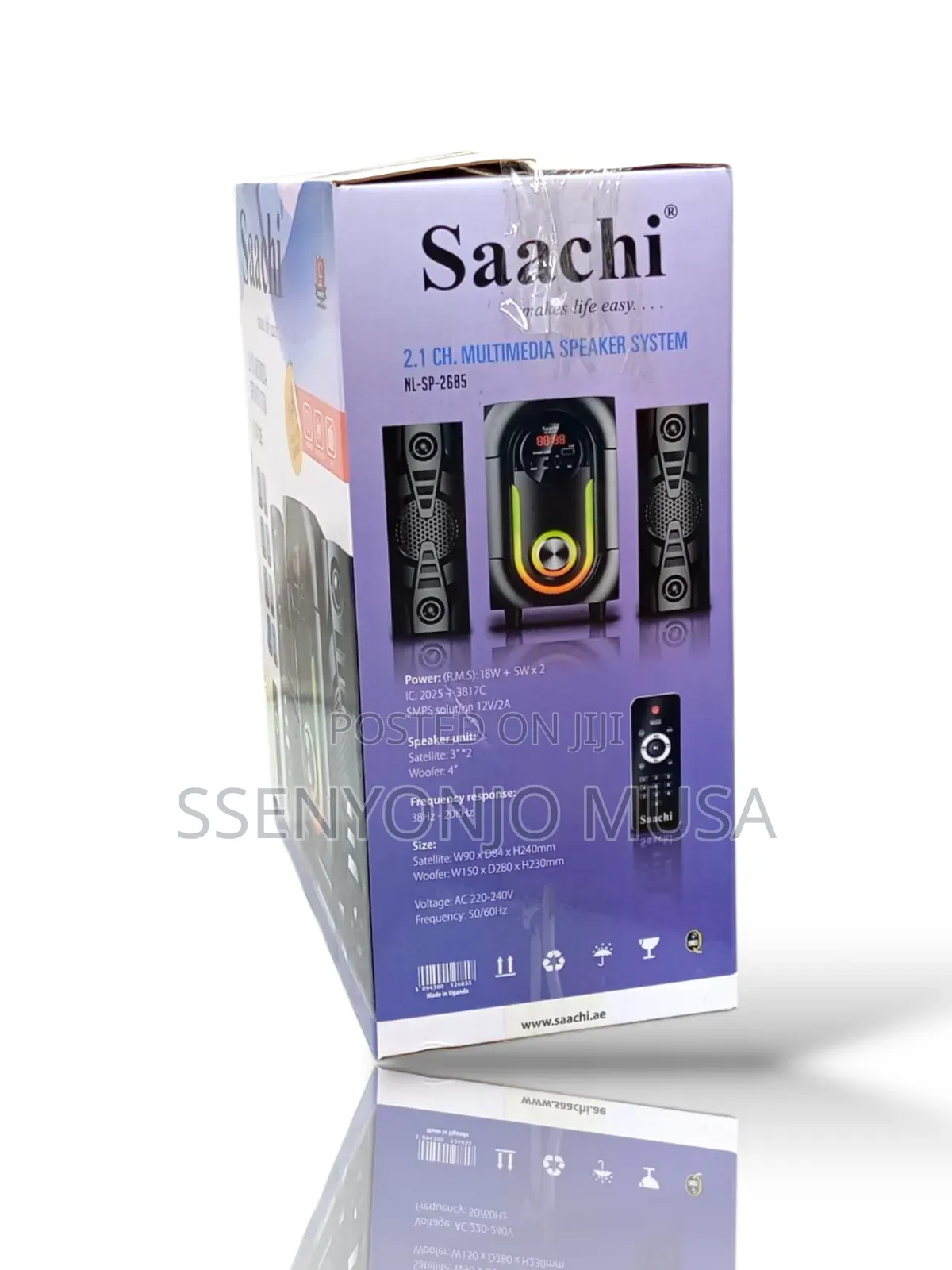 Saachi Nl-Sp-2685 2.1 Ch 28w Multimedia Speaker System With Subwoofer